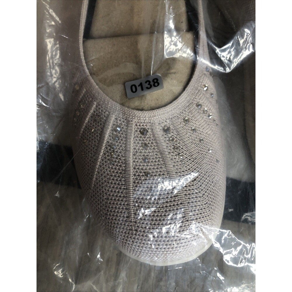 Skechers Women's On-the-GO Flex Radiant Knit Skimmers Summer Taupe Sz 11 NEW - Picture 8 of 8